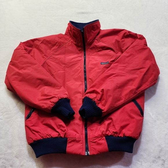 Patagonia Other - Patagonia Vintage 80s Men's Red Full-Zip Lined Bomber Jacket Size XL